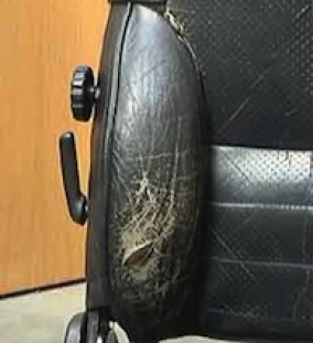 Car Bolster Damage Before